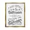 Stupell Industries What Happens In Bathroom Silly Decorated Typography Floater Framed Art